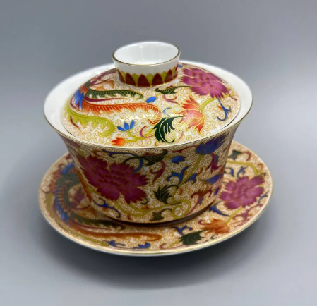 Gaiwan Big Dragon/Phoenix/Lotus